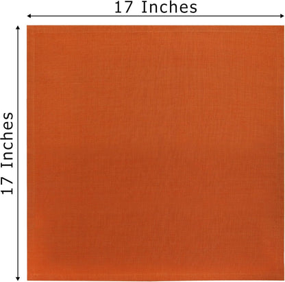 Harvest Cloth Napkins - Set of 12 Soft 100% Cotton Napkins3