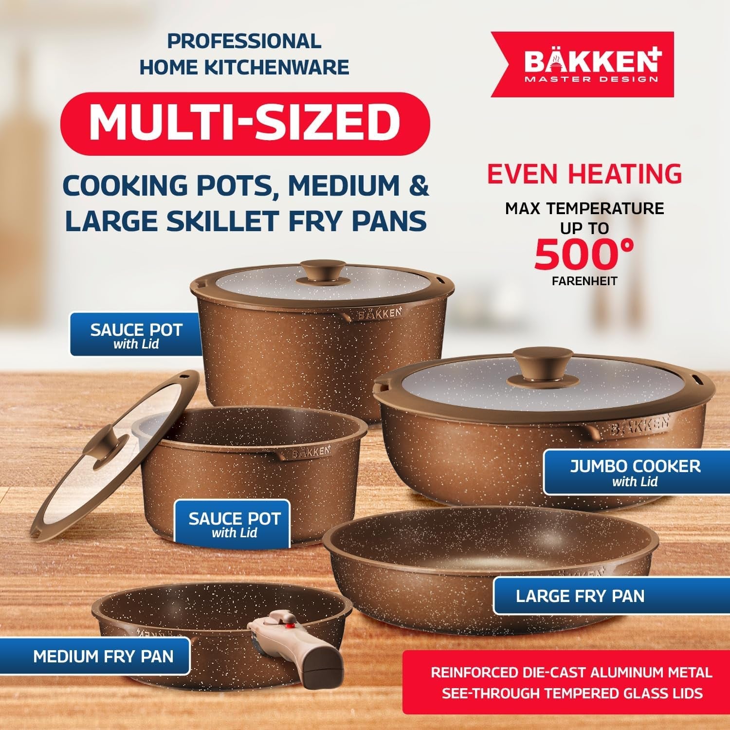 bakken-master-38-piece-granite-cookware-and-bakeware-set-nonstick-granite-coating-pots-and-pans-with-detachable-handles-and-tempered-glass-lids-6-piece-bakeware-set-12-piece-mixing-bowls-brown