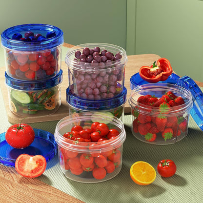 Freezer Storage Containers, [6 Pack-16 Oz] Airtight Plastic5