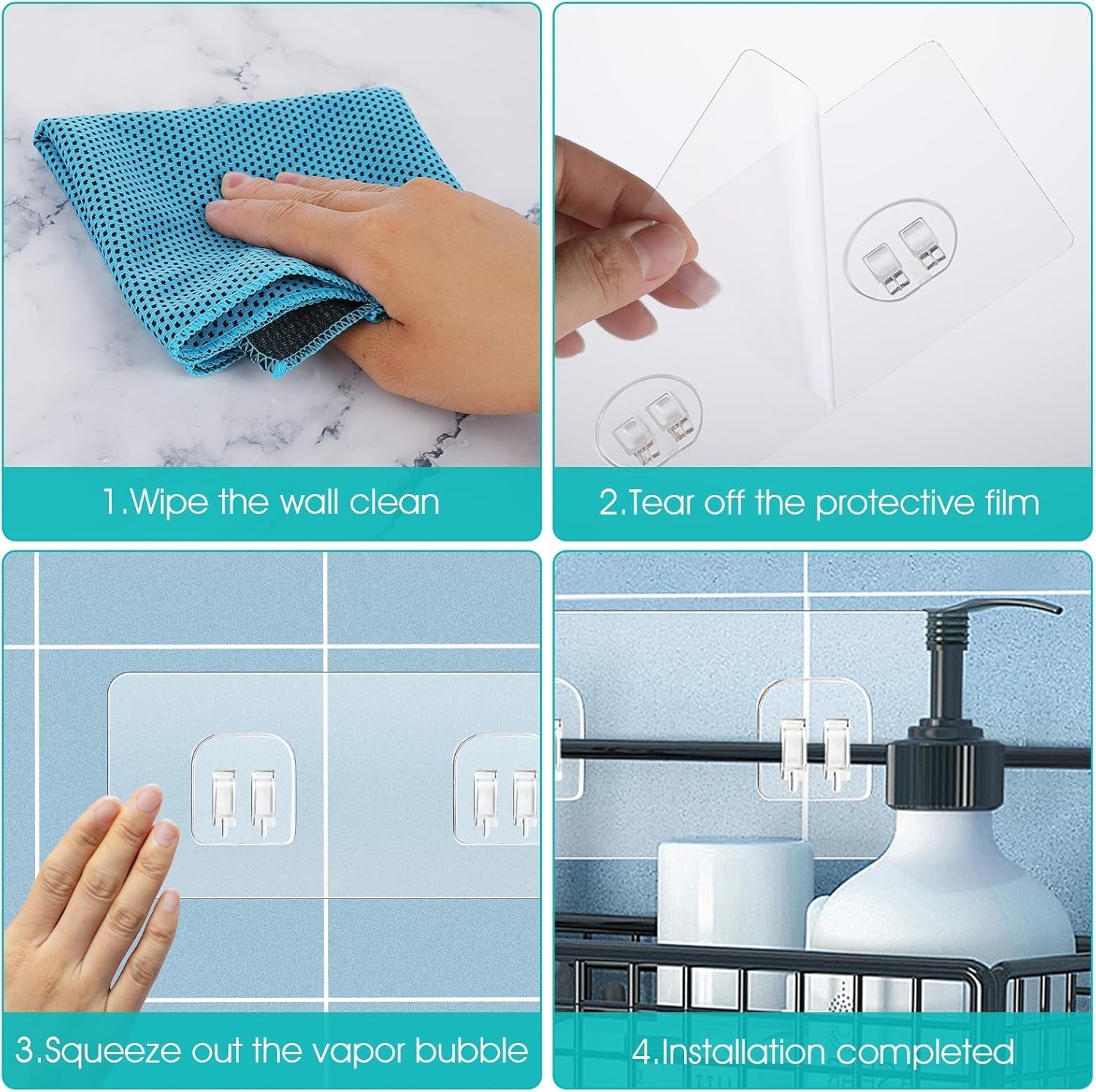 4-pack-shower-caddy-adhesive-replacement-strong-adhesive-sticker-hooks-for-corner-shower-caddy-bathroom-shelf-basket-soap-dish-hanging-hooks-kitchen-accessories-no-drilling
