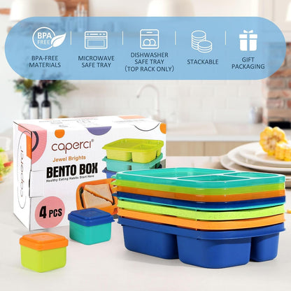 Bento Lunch Box Containers for Adults & Kids5