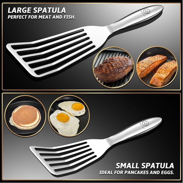 Fish Spatula Set, Ultra-Thin Edge for Easy Turning & Flipping2