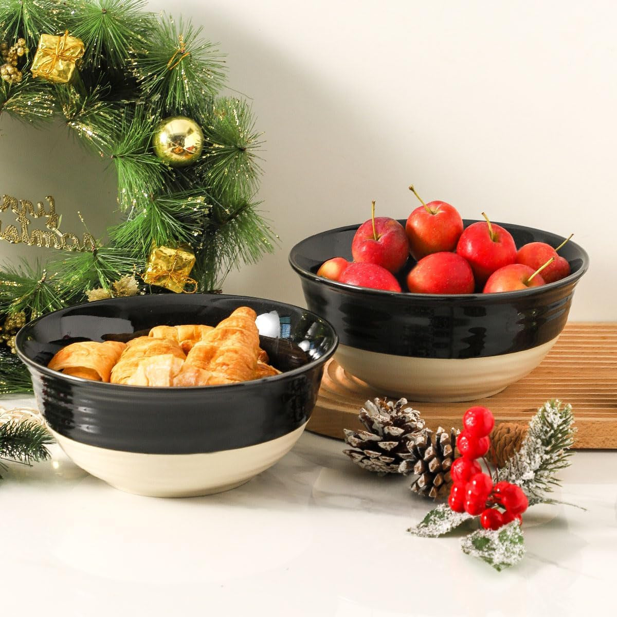 large-porcelain-serving-bowls-set-of-2-60-oz-8-5-inch-black-beige-stoneware-mixing-bowls-farmhouse-bowls-for-salad-soup-pasta-dishwasher-microwave-safe