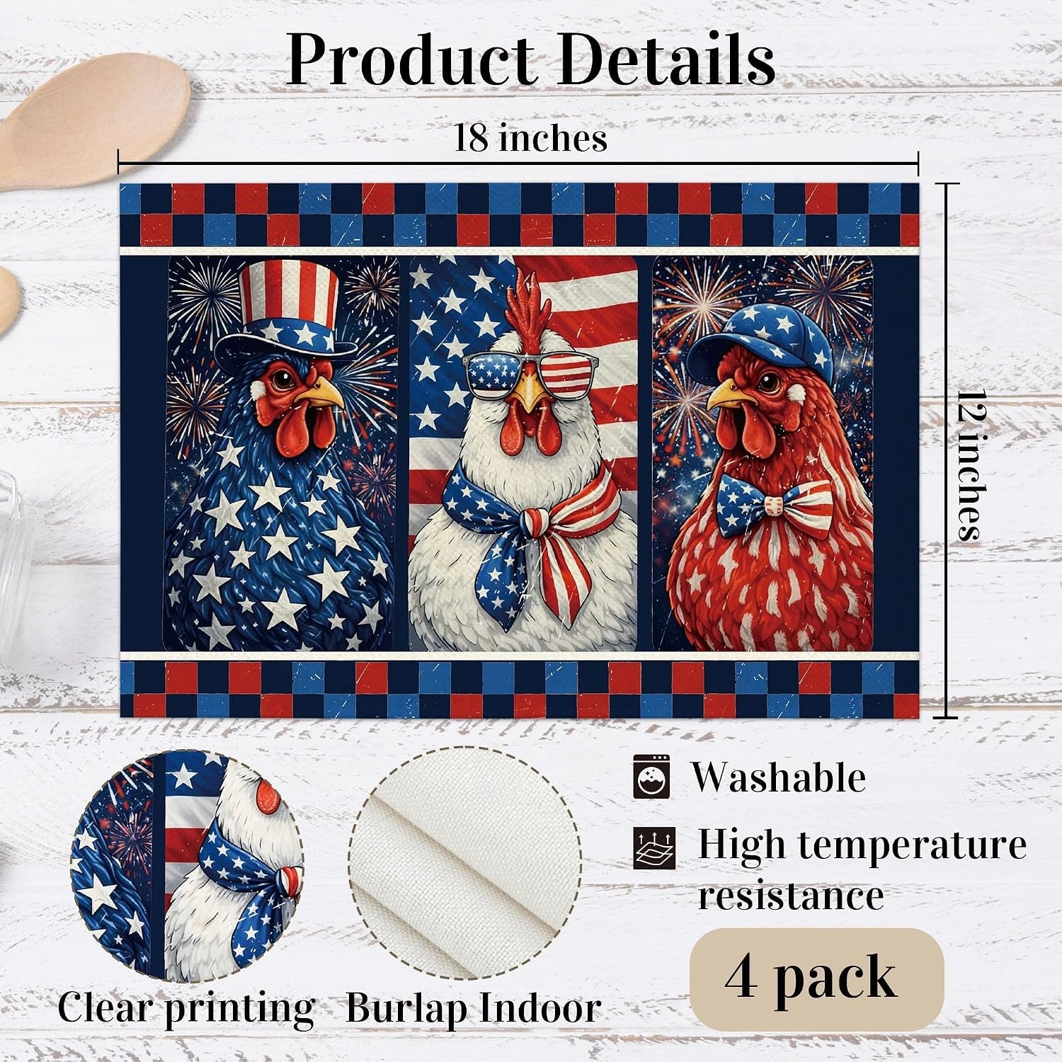 250th-anniversary-usa-placemats-red-white-and-blue-chicken-placemats-set-of-4-4th-of-july-kitchen-table-mats-decoration-memorial-day-independence-day-supplies-gifts-12x18-inch-d08