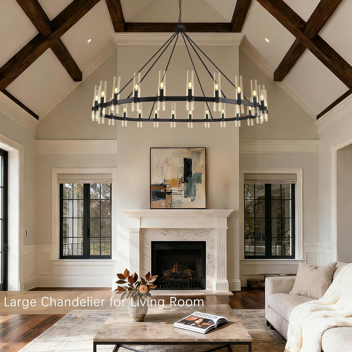 70-24-light-black-wagon-wheel-chandelier-for-high-ceilings-living-room