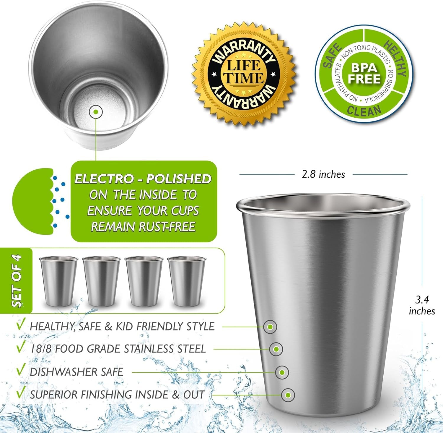 stainless-steel-kids-cups-8-oz-stainless-steel-small-children-cups-for-home-outdoor-activities-bpa-free-unbreakable-premium-stackable-metal-drinking-glasses-4-pack