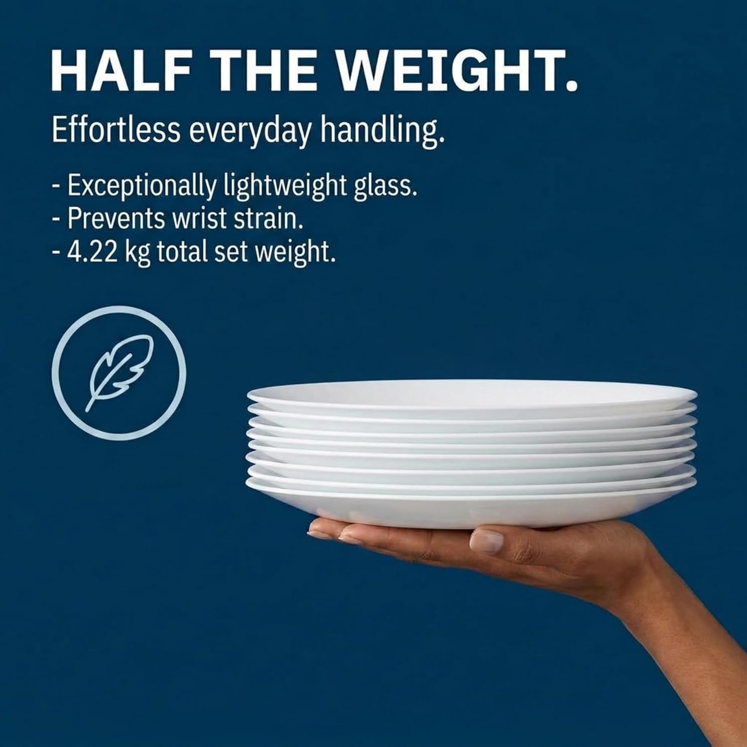 vitrelle-18-piece-service-for-6-dinnerware-set-triple-layer-glass-and-chip-resistant-lightweight-round-plates-and-bowls-set-winter-frost-white