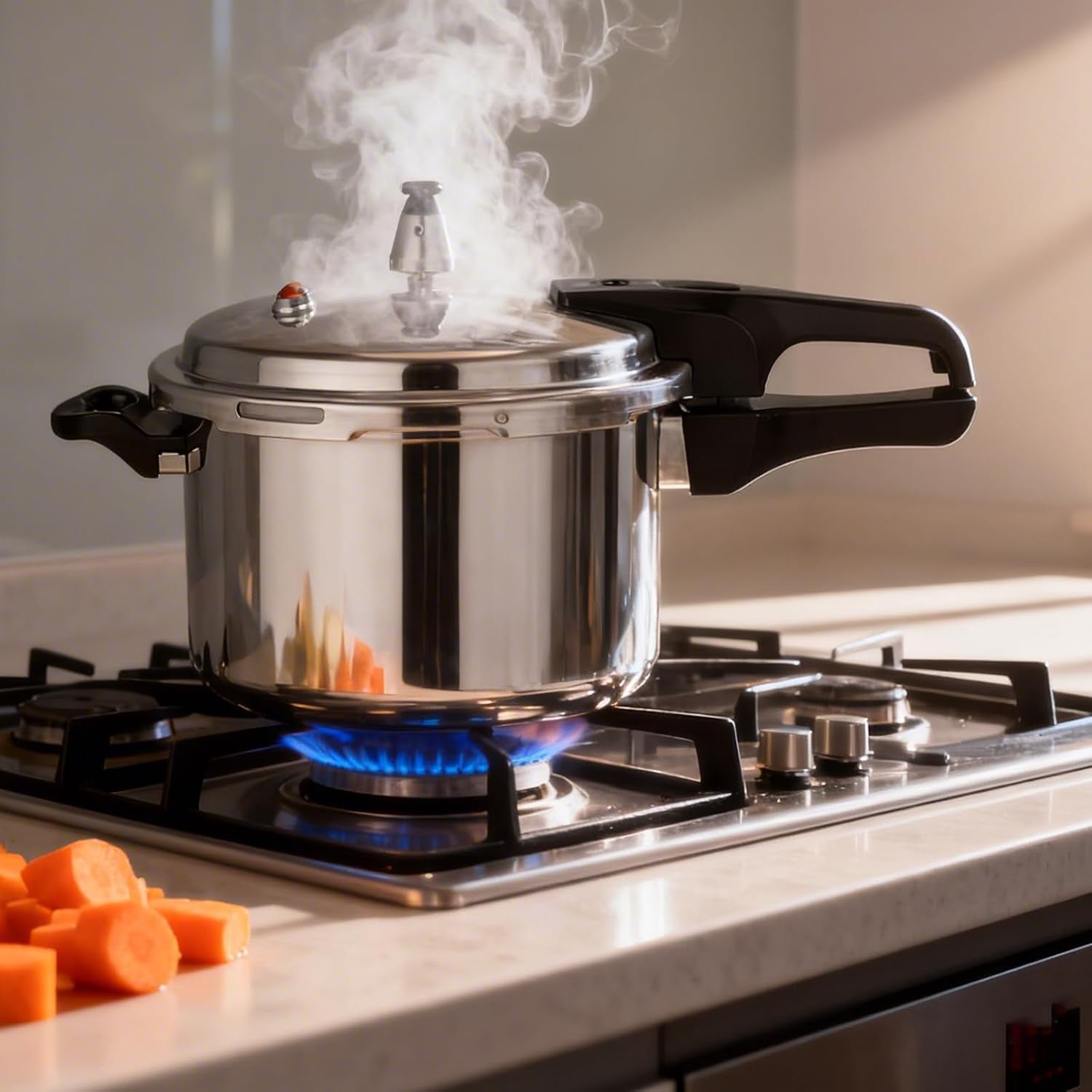 4-2-quart-aluminum-pressure-cooker-stovetop-fast-cooking-pot-pressure-canner-compatible-for-induction-cookers-and-gas-stoves-silver-4l