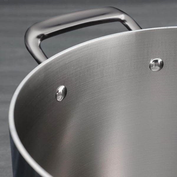 Boston Tri-Ply Clad Stainless Steel 5-Quart Dutch Oven Pot | with Glass Lid, Induction-Ready, Dishwasher-Safe, Nsf-Certified4