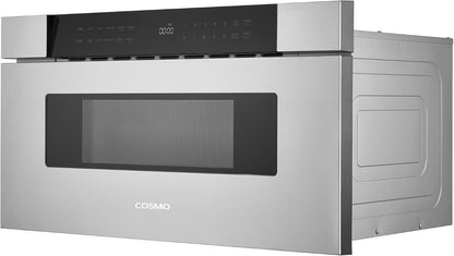 30 In. Haven Coll 1.2 Cu. Ft. Built-In Microwave Drawer, Stainless Steel |  COS-MWD3012NHSS Automatic Presets, Touch Controls,10 Power Levels, 1000W, Defrost Functions, Child Lock Function8