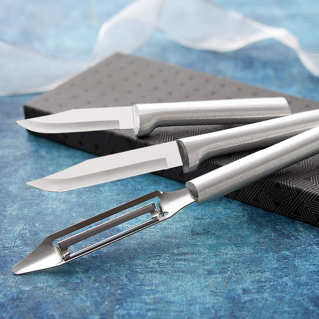 cutlery-kitchen-basics-gift-set-s56-with-sharpener-silver-3-piece-knife-set-with-quick-edge-sharpener-r119-stainless-steel-blades-cast-aluminum-handle