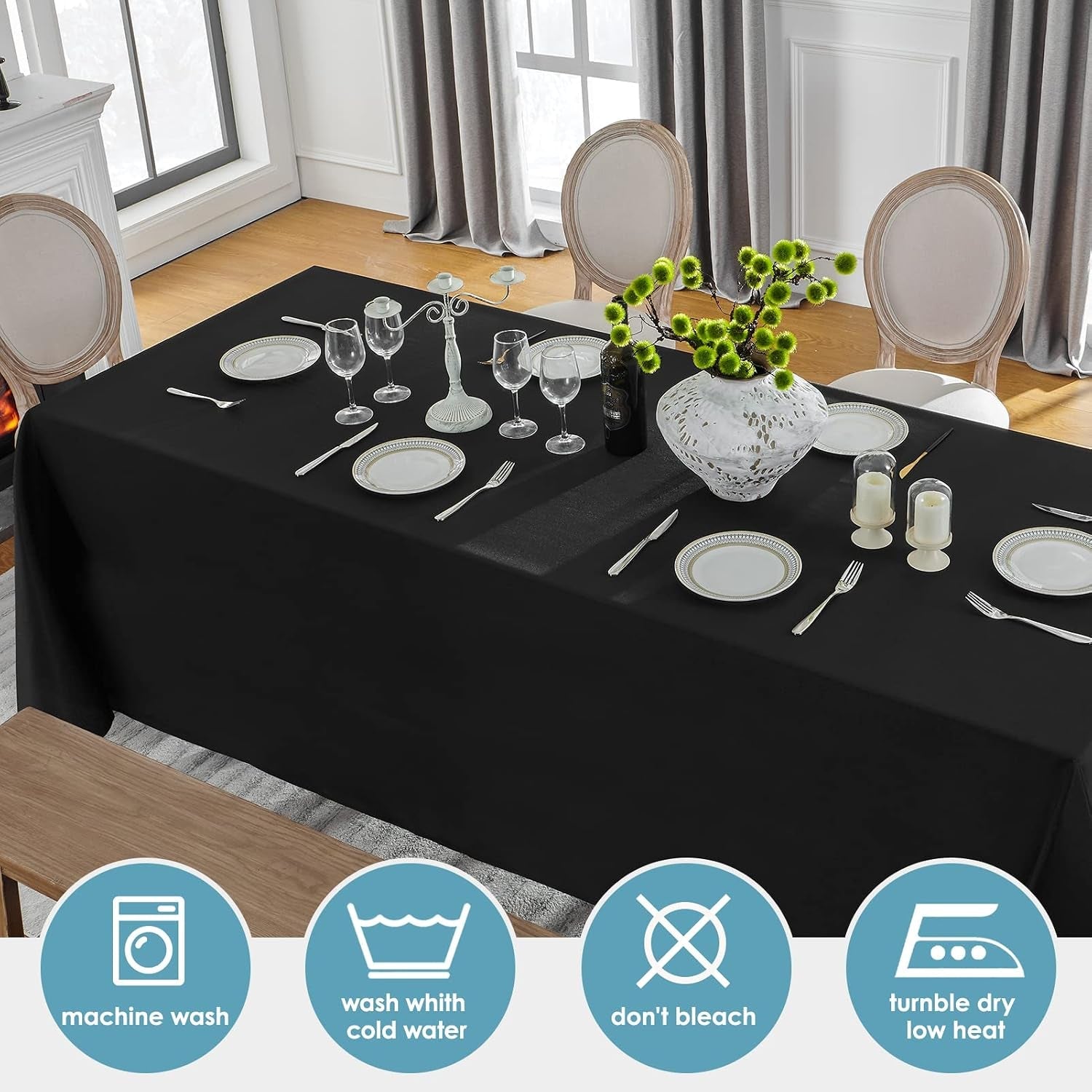 2-pack-90-132inch-black-rectangle-tablecloth-for-6ft-tables