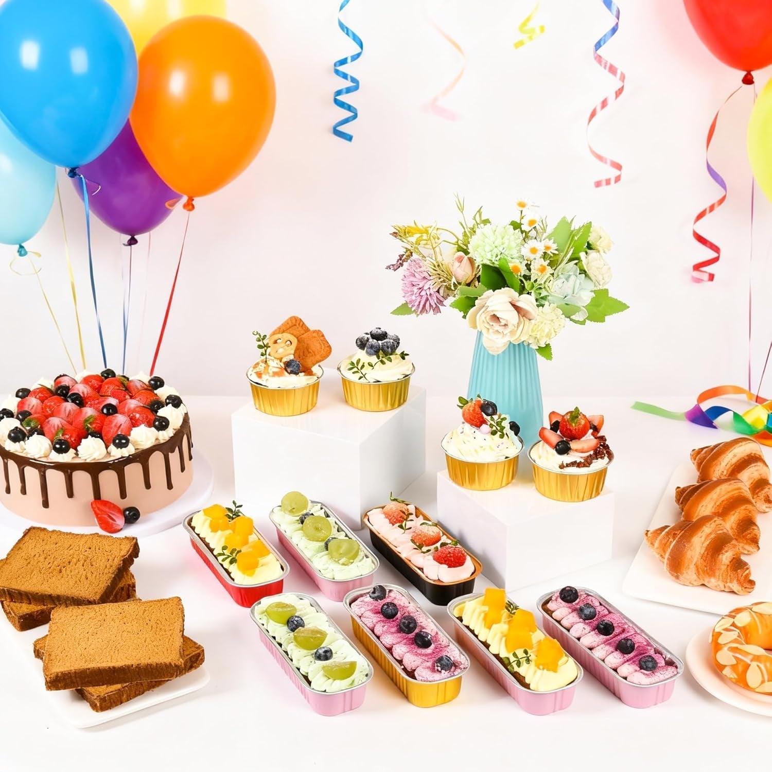 100-pack-mini-cake-pans-with-lids-and-spoons-disposable-aluminum-foil-cake-tins-6-8oz-individual-small-cake-baking-containers-for-party-wedding-birthday