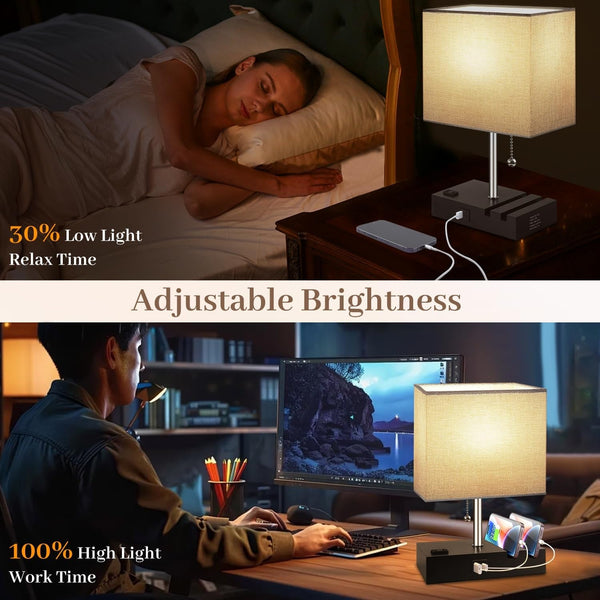 Smart RGB Dimmable Table Lamp Compatible with Alexa&App&Remote Control, Gray5
