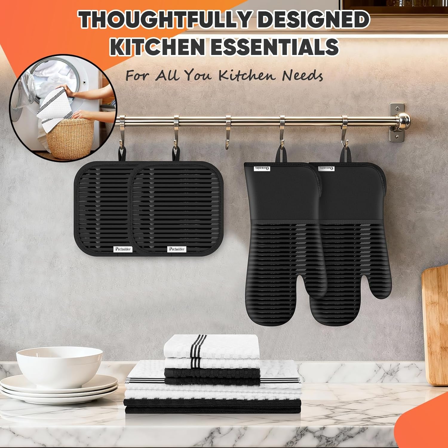 oven-mitts-kitchen-towels-and-dishcloths-with-pot-holders-sets-oven-gloves-hot-pads-500-f-heat-resistant-with-silicone-grip-include-2-cooking-gloves-2-potholders-4-kitchen-towels-4-dish-towels