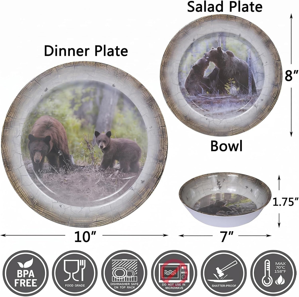 12pcs-melamine-dinnerware-set-for-4-bear-dinner-plates-bowls-set