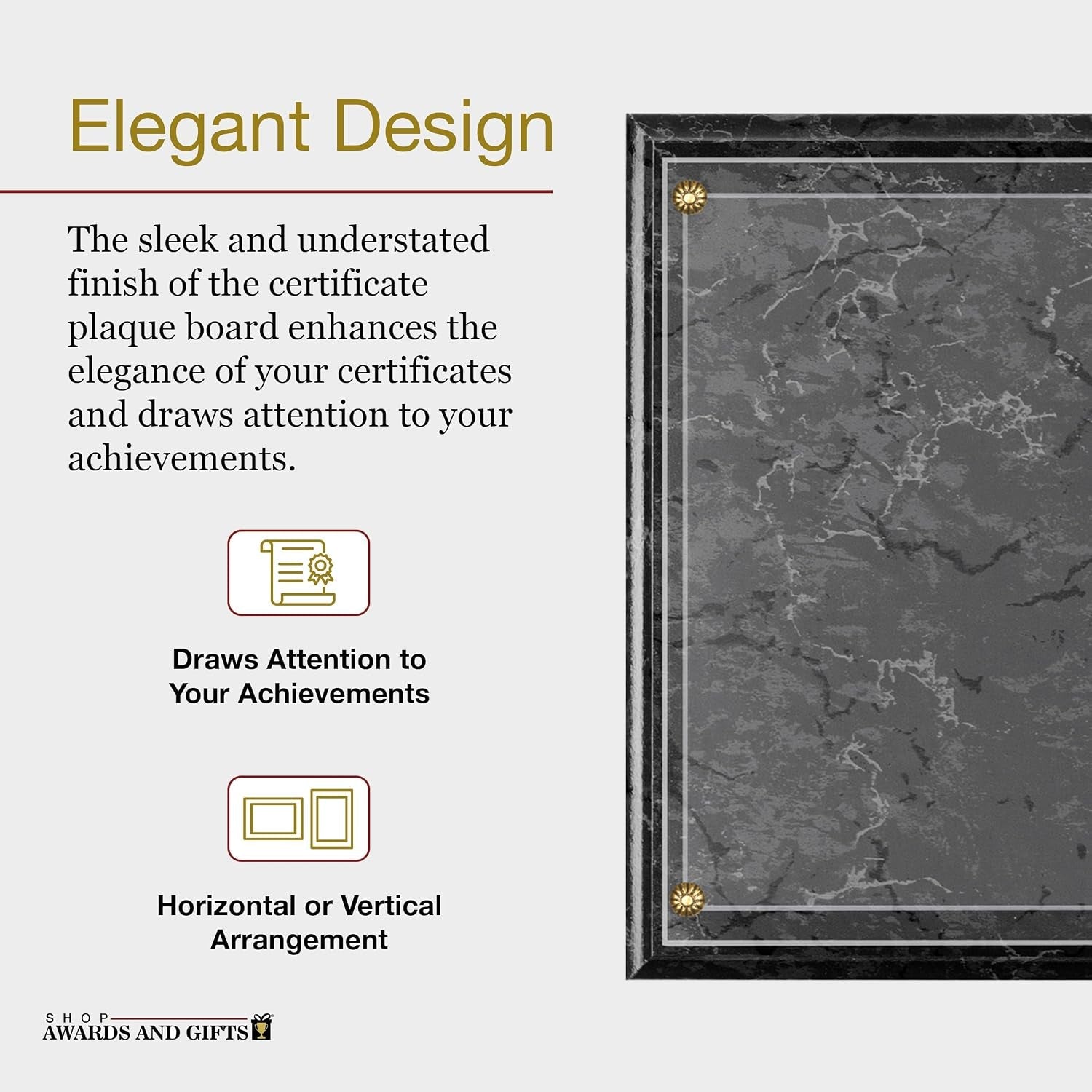 8-5-x-11-certificate-frame-holder-slide-in-wall-plaque-display-10-5-x-13-inch-board-black