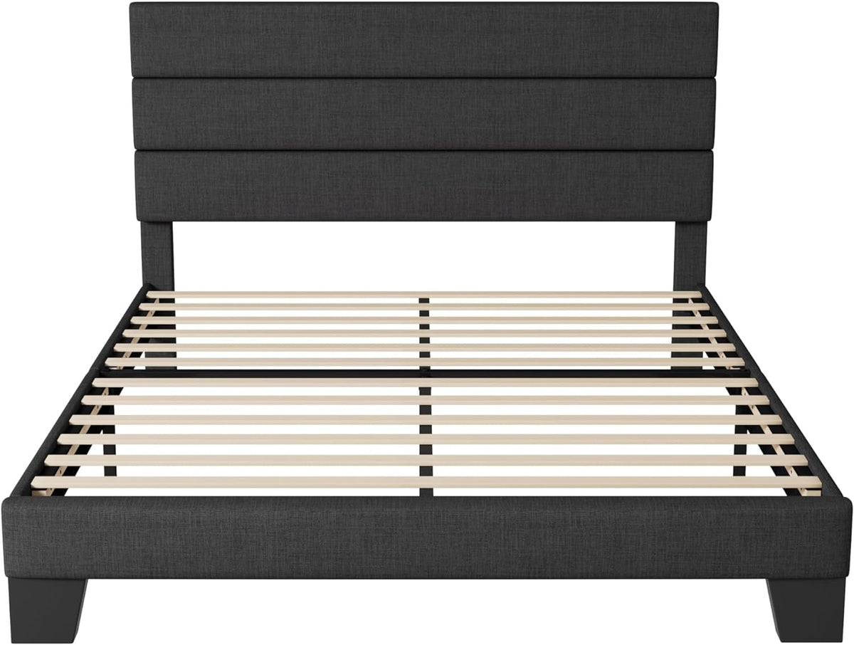 queen-size-platform-bed-frame-with-fabric-upholstered-headboard
