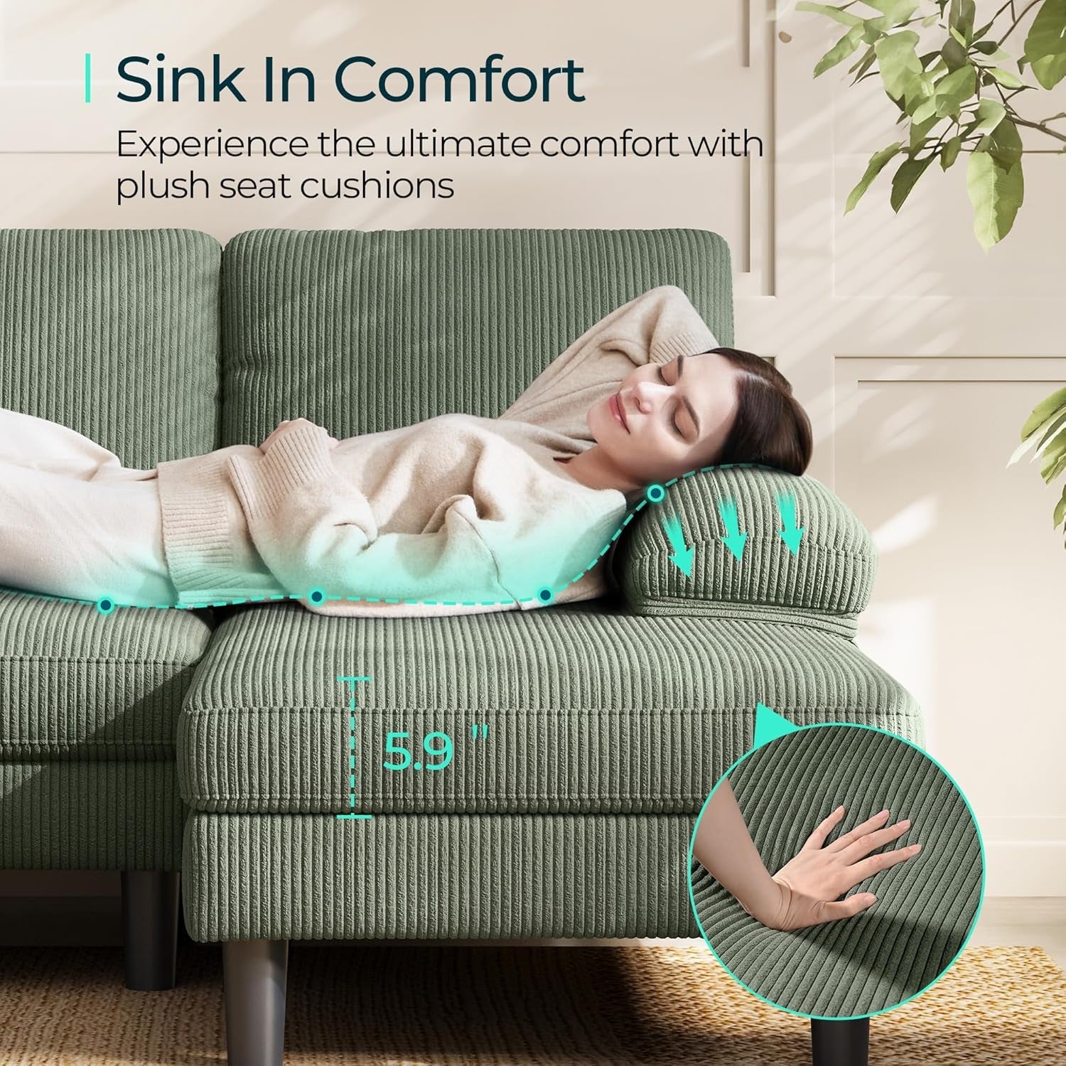 sectional-couch-105-w-corduroy-u-shaped-sofa-with-sleepable-armrests-4-seat-couch-with-double-chaises-deep-sofa-for-living-room-green