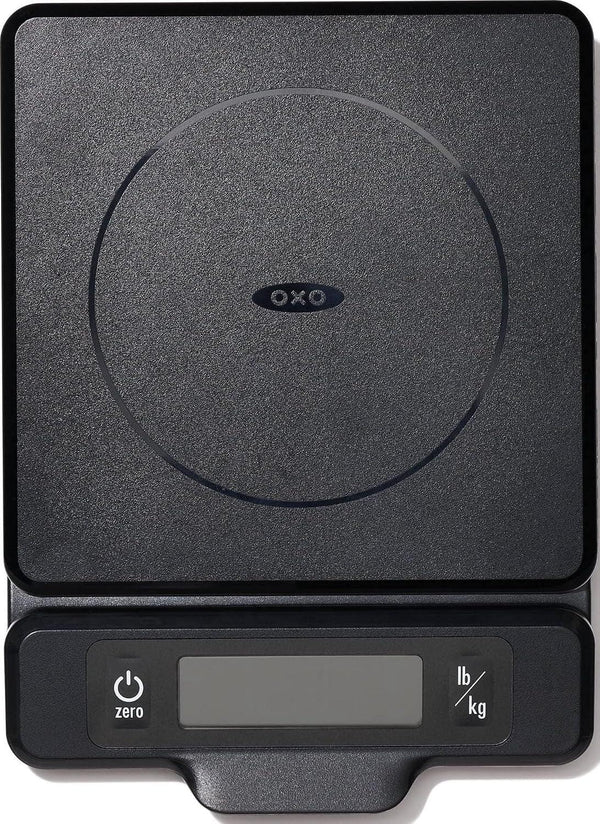 OXO Good Grips 5-Lb Kitchen Scale with Pull-Out Display, Black1