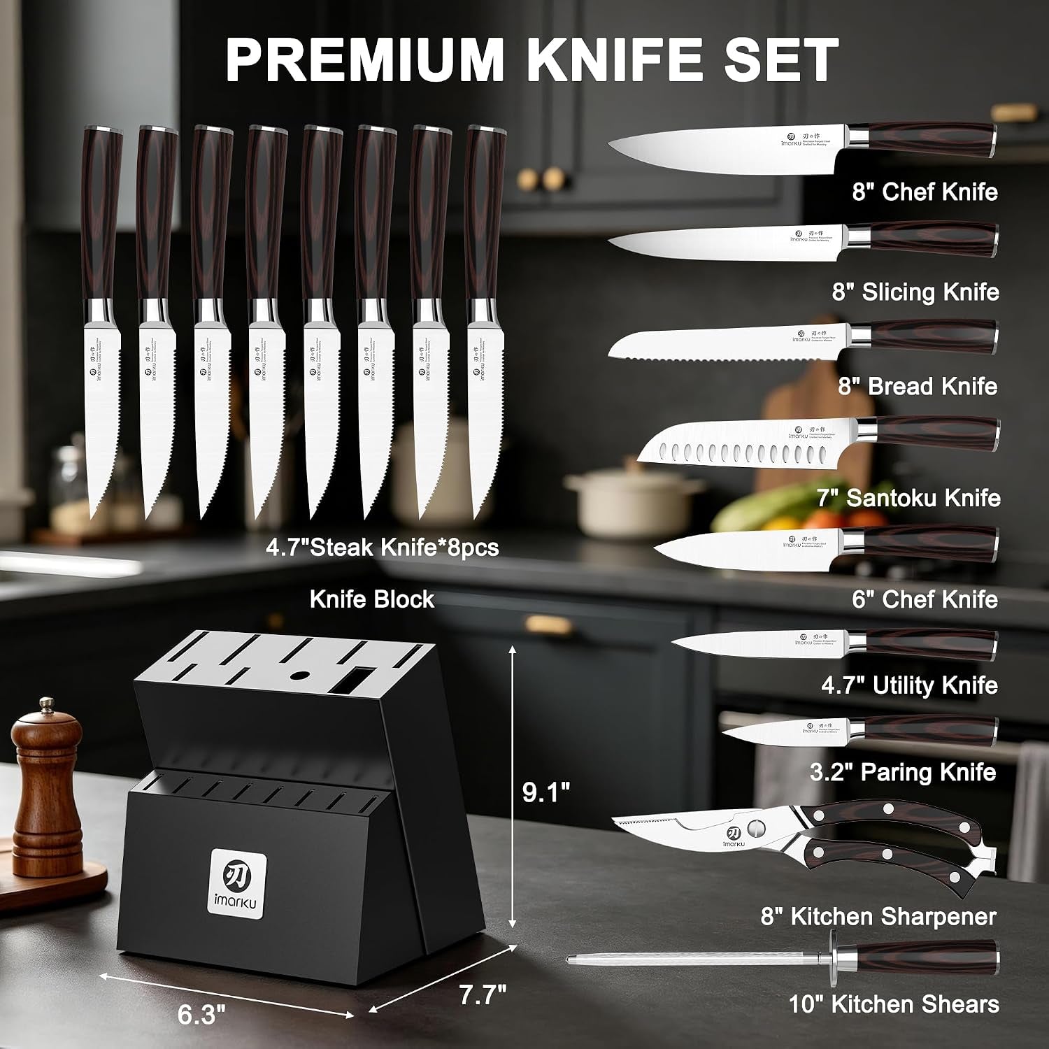 18-piece-japanese-santoku-stainless-steel-knife-set-with-block