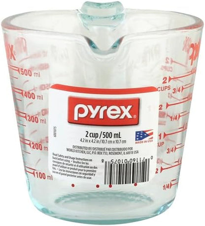 Prepware 6001075 Measuring Cup, Red Graphics, Clear2