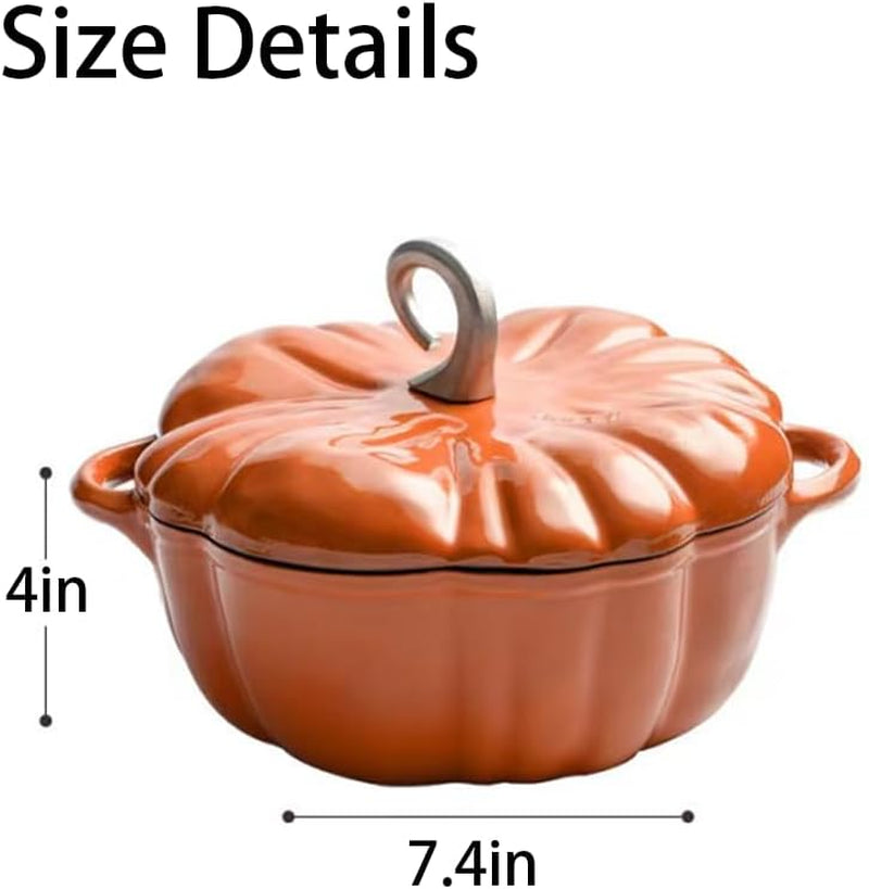 pumpkin-dutch-oven-pot-with-lid-with-lid-and-cutlery-enameled-cast-iron-dutch-oven-pumpkin-cocotte-serves-3-5-for-cooking-porridge-hot-milk-stewing-soup-etc-orange