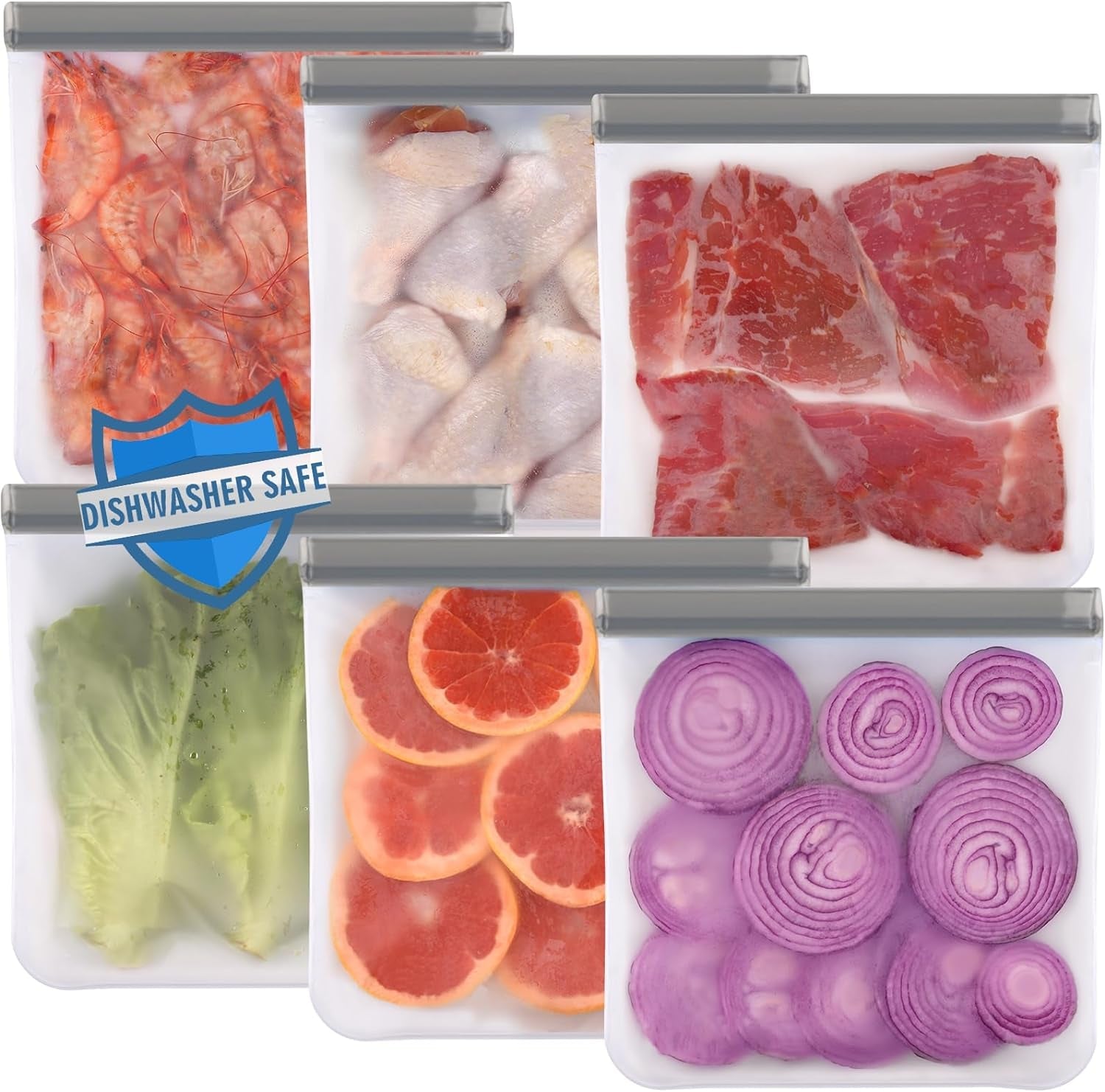 6-pack-reusable-gallon-freezer-bags-dishwasher-safe-bpa-free-reusable-1-gallon-bags-leakproof-food-storage-bags-for-marinate-meats-cereal-vegetables-home-organizationgray-6gallon