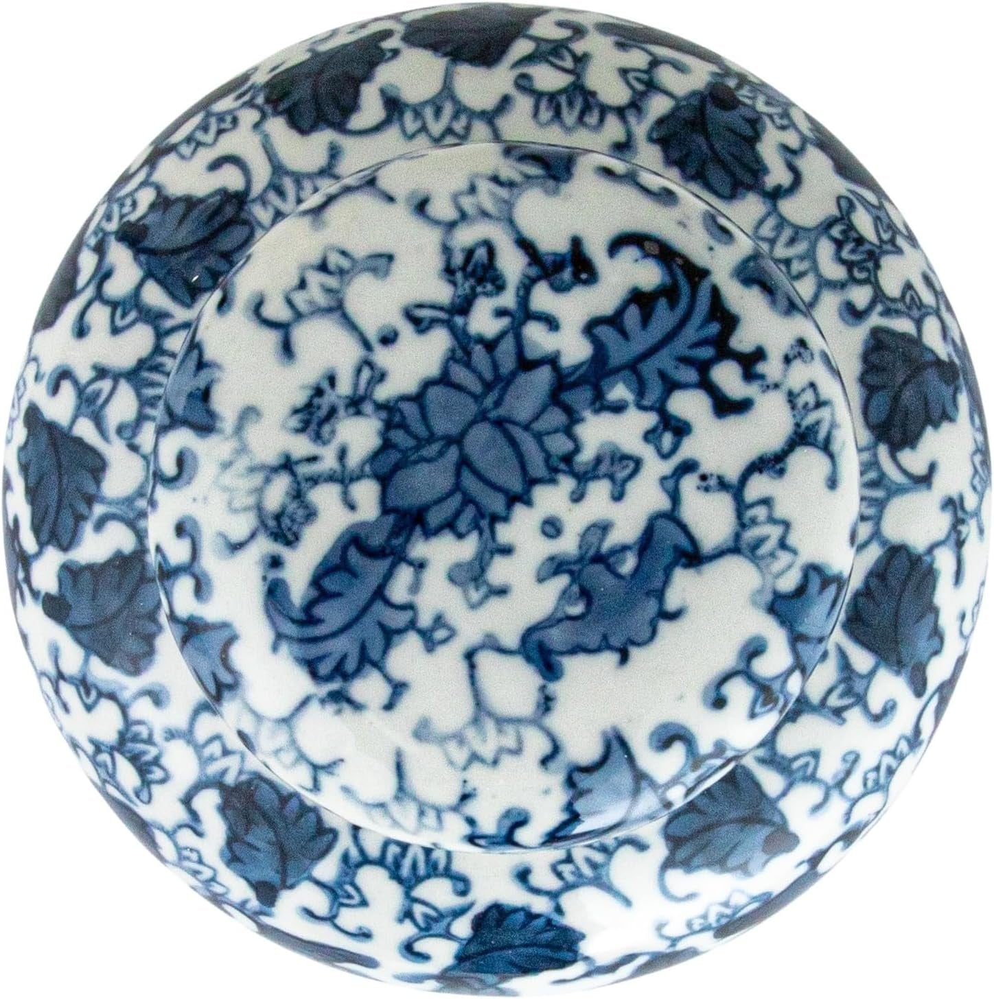 creative-co-op-blue-white-ceramic-ginger-jar-with-lid