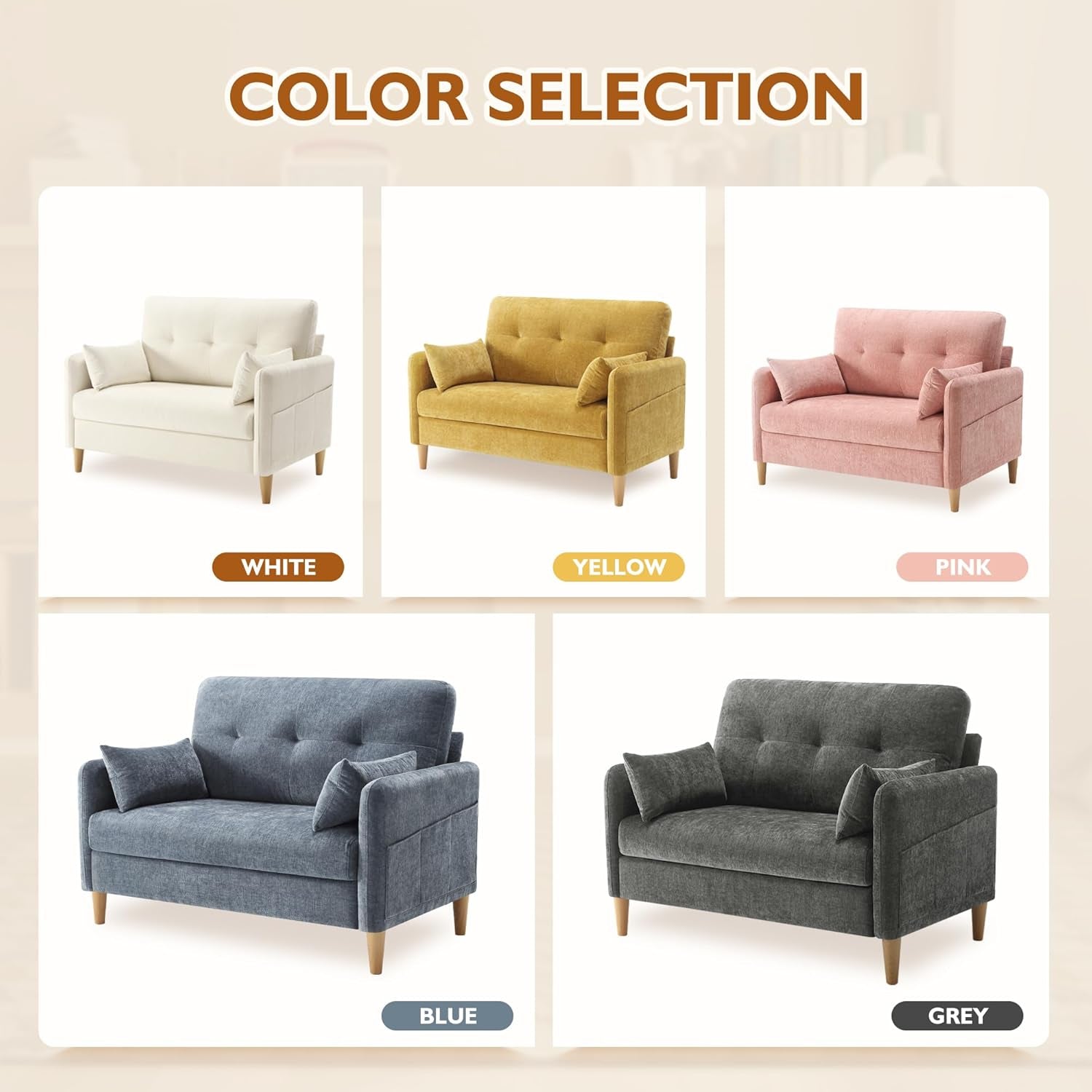 47-small-sofa-couch-for-bedroom-soft-chenille-loveseat-mini-couch-with-throw-pillow-and-removable-cushion-cover-for-small-spaces-living-room-apartment-dorm-officepink