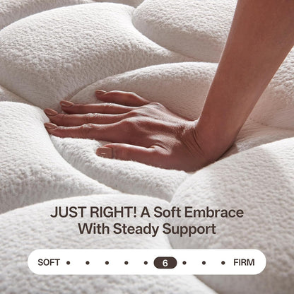 Full Size Mattress, 12 Inch Hybrid Full Mattress in a Box, Memory Foam & Individual Pocket Springs, Medium Firm, Motion Isolation, Ideal for All Sleep Positions, Certipur-Us Certified2