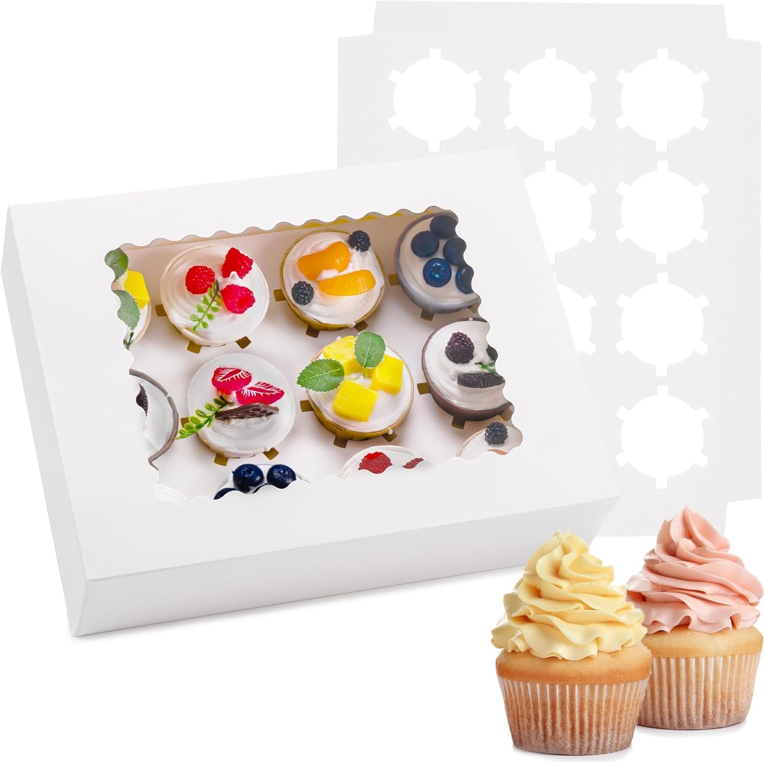 6pcs-cupcake-boxes-hold-12-cupcakes-cupcake-containers-with-window