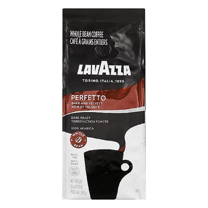 Lavazza House Blend Perfetto Whole Bean Coffee 12Oz Bag, Medium Roast, Full-Bodied, Intensity 3/5, 100% Arabica, Ideal for Drip Brewers, (Pack of 1) - Package May Vary3