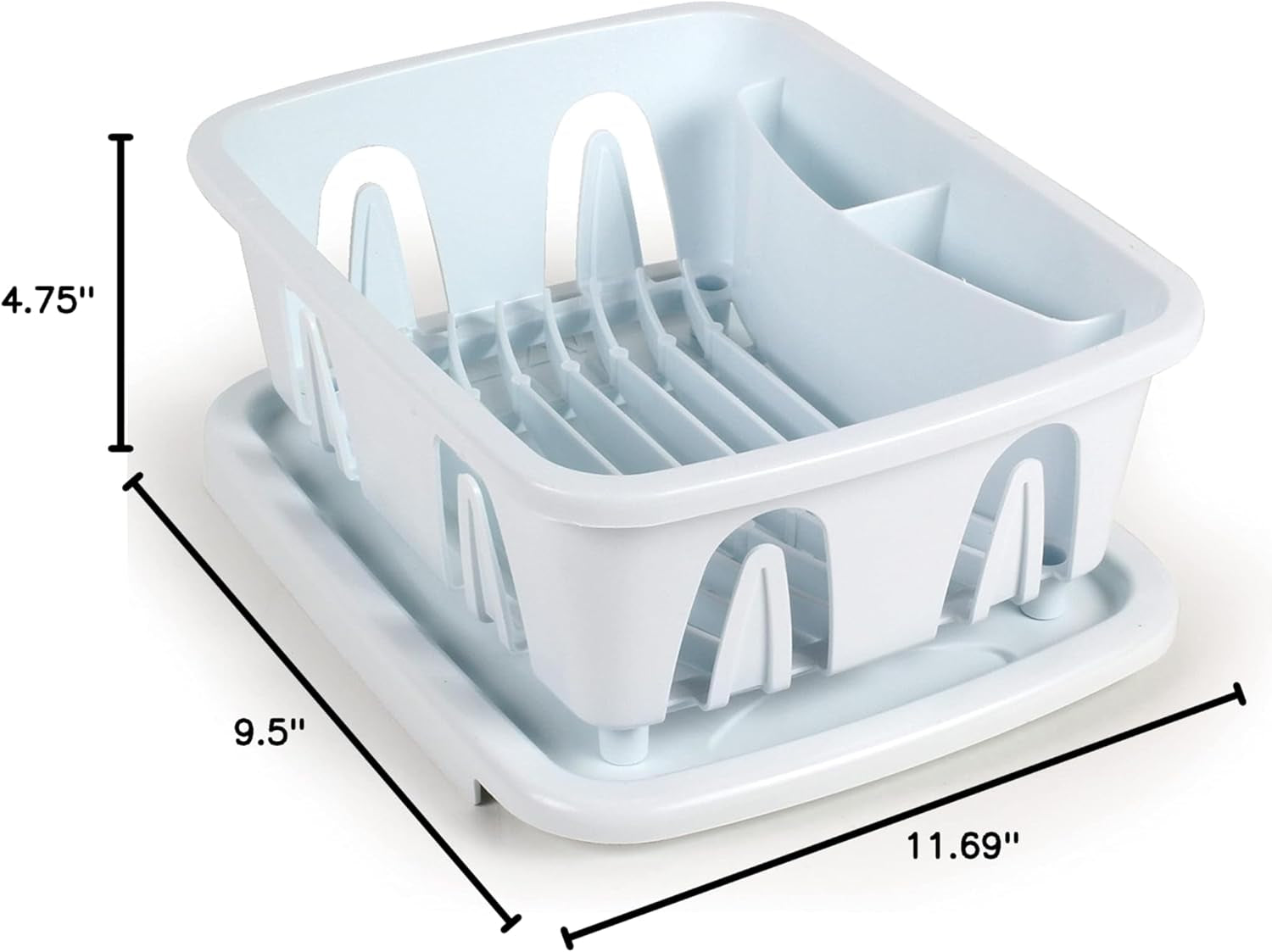 rv-mini-dish-drainer-tray-features-a-sloped-drain-tray-design-heavy-duty-construction-ideal-for-small-spaces-apartments-boats-and-more-9-5l-x-11-7w-x-4-75h-white-43511