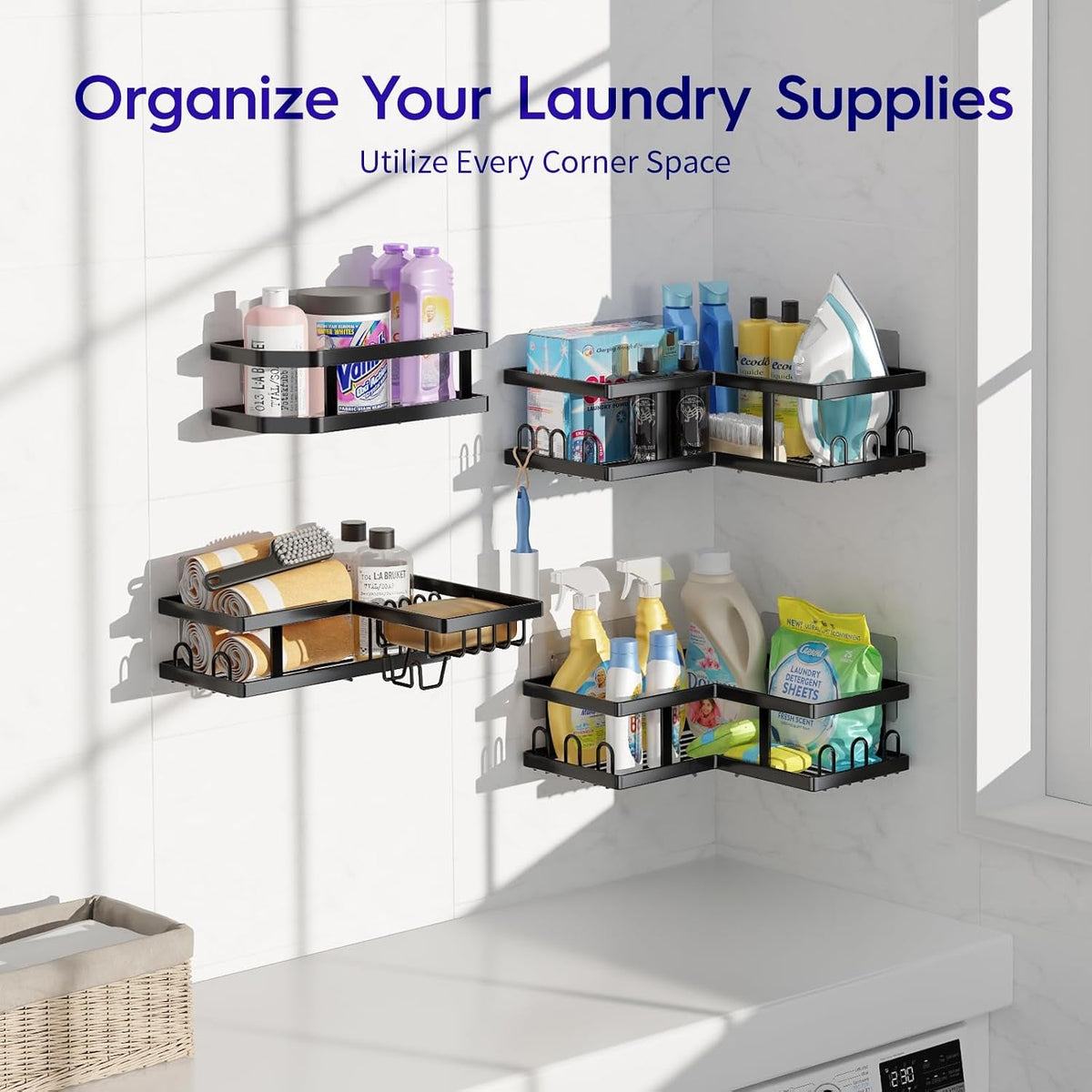 shower-caddy-corner-no-drilling-adhesive-shower-shelves-rustproof
