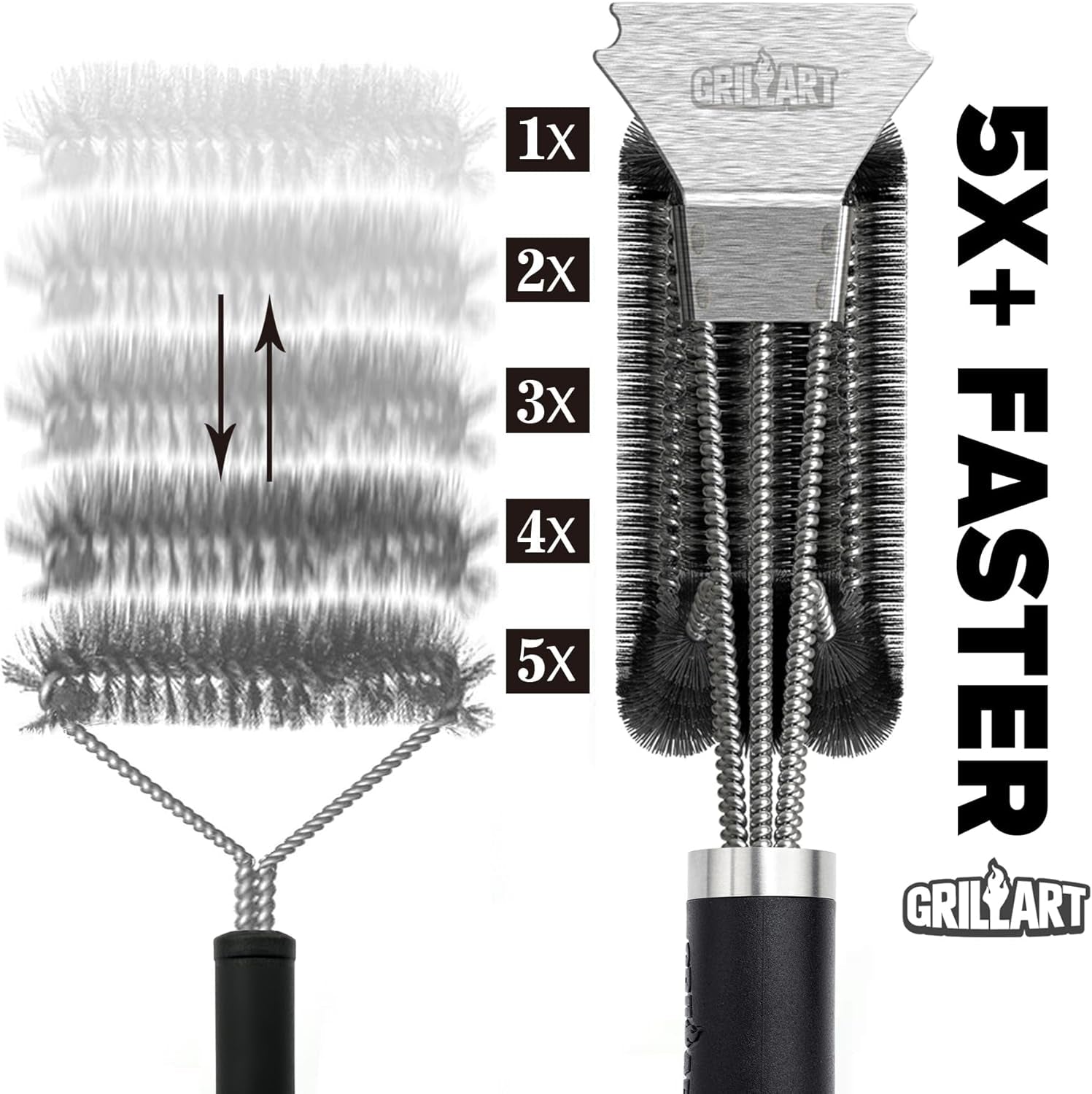 grill-brush-and-scraper-bbq-brush-for-grill-safe-18-stainless-steel-woven-wire-3-in-1-bristles-grill-cleaning-brush-br-4516