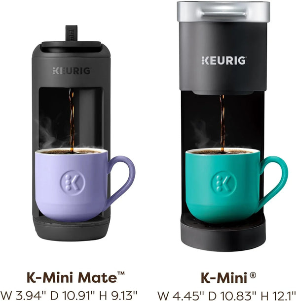 K-Mini Mate Single Serve K-Cup Pod Coffee Maker, Brews up to 12 Oz Cup, Compact Portable Coffee Machine for Small Spaces, Great for Dorms & Offices, Black5