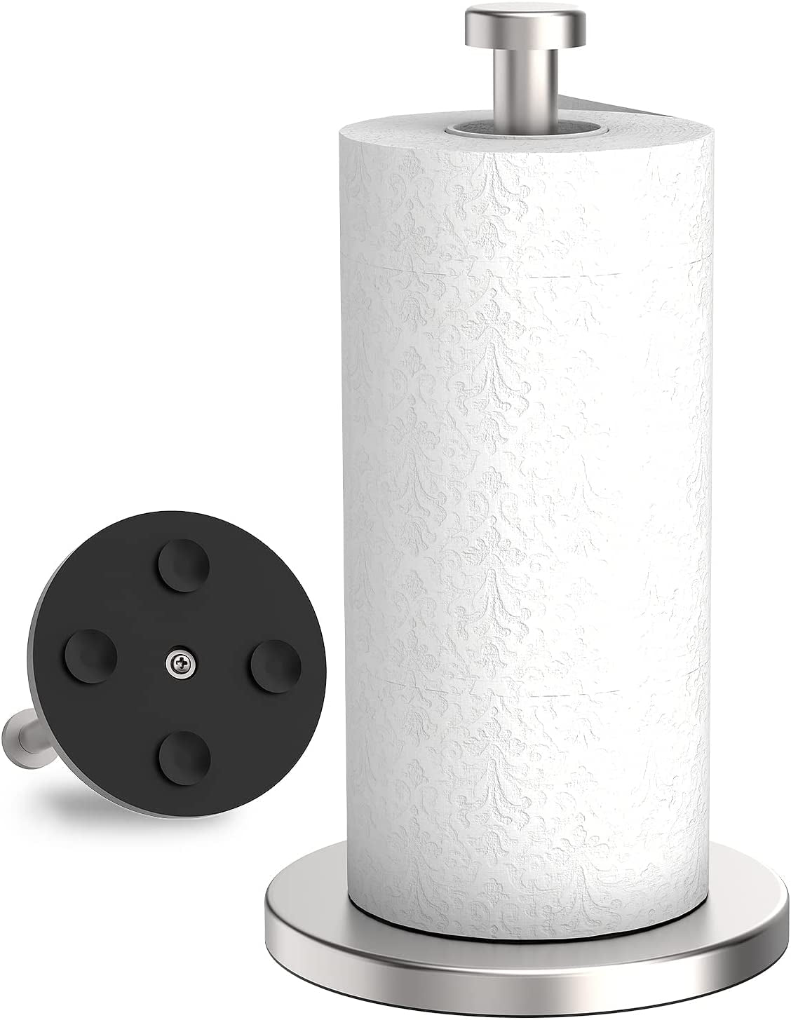 paper-towel-holder-countertop-4-non-slip-suction-cups-weighted-base