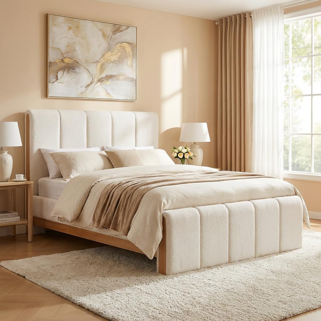 chita-king-size-chenille-upholstered-platform-bed-with-headboard-cream