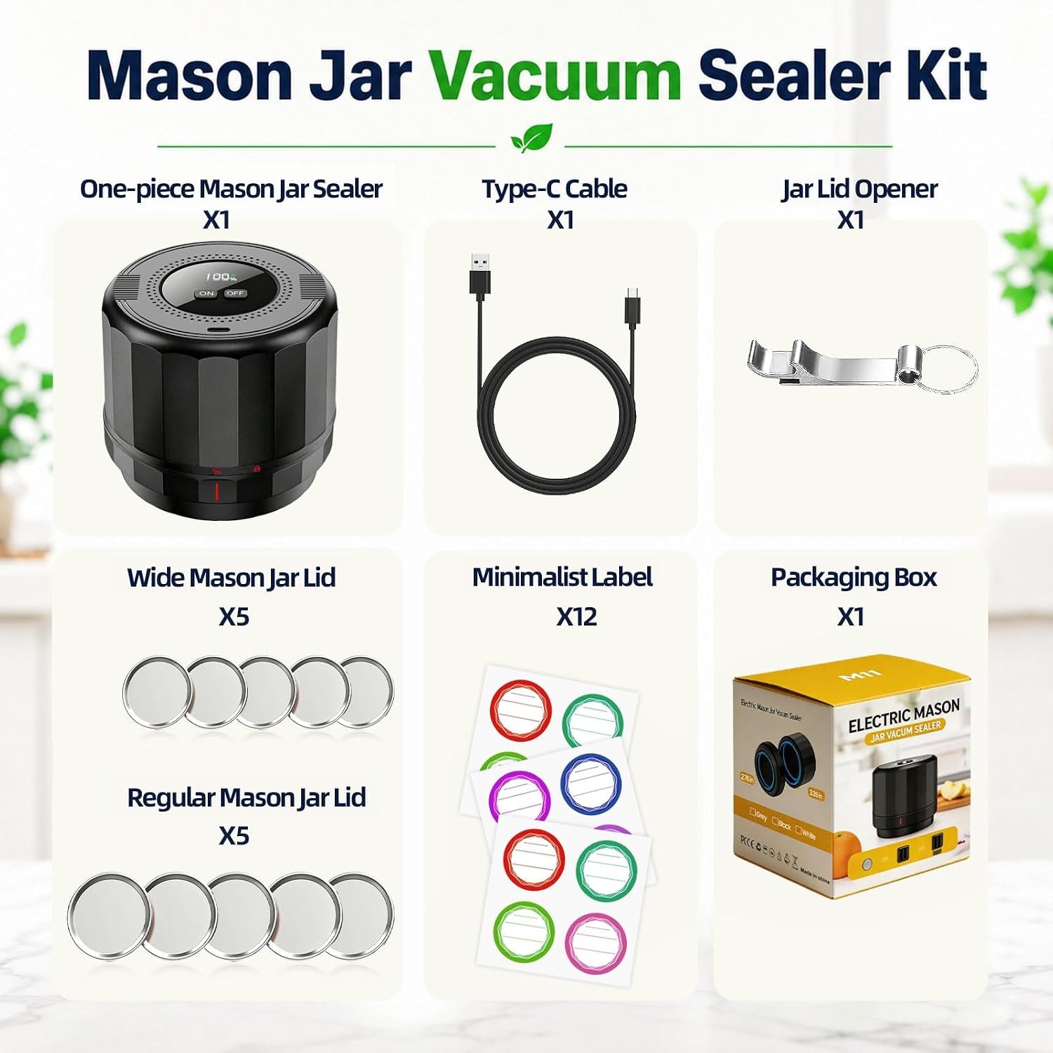 m11-electric-mason-jar-vacuum-sealer-kit-with-wide-and-regular-mouth-mason-lids-jar-vacuum-sealer-for-canning-jars-vacuum-sealing-machine-for-food-storage-black