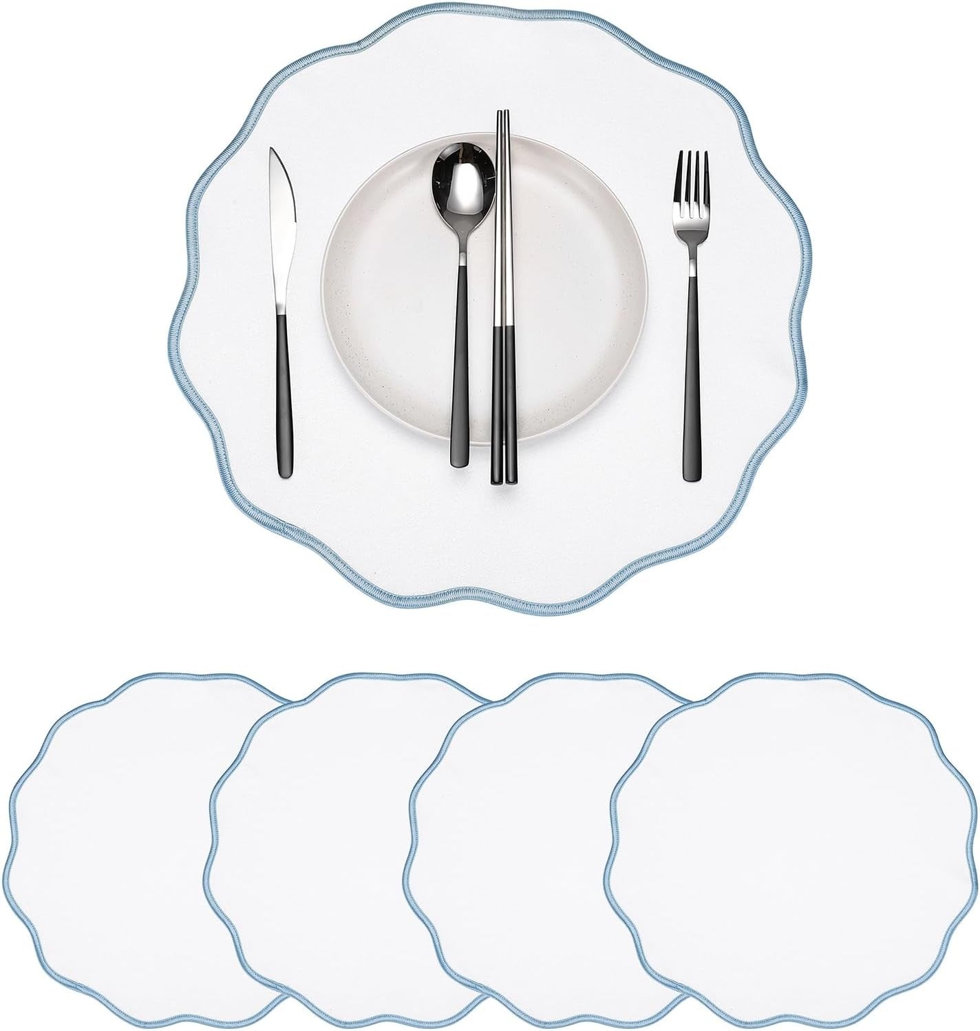 4pcs-linen-cloth-placemat-15-7-round-scalloped-blue