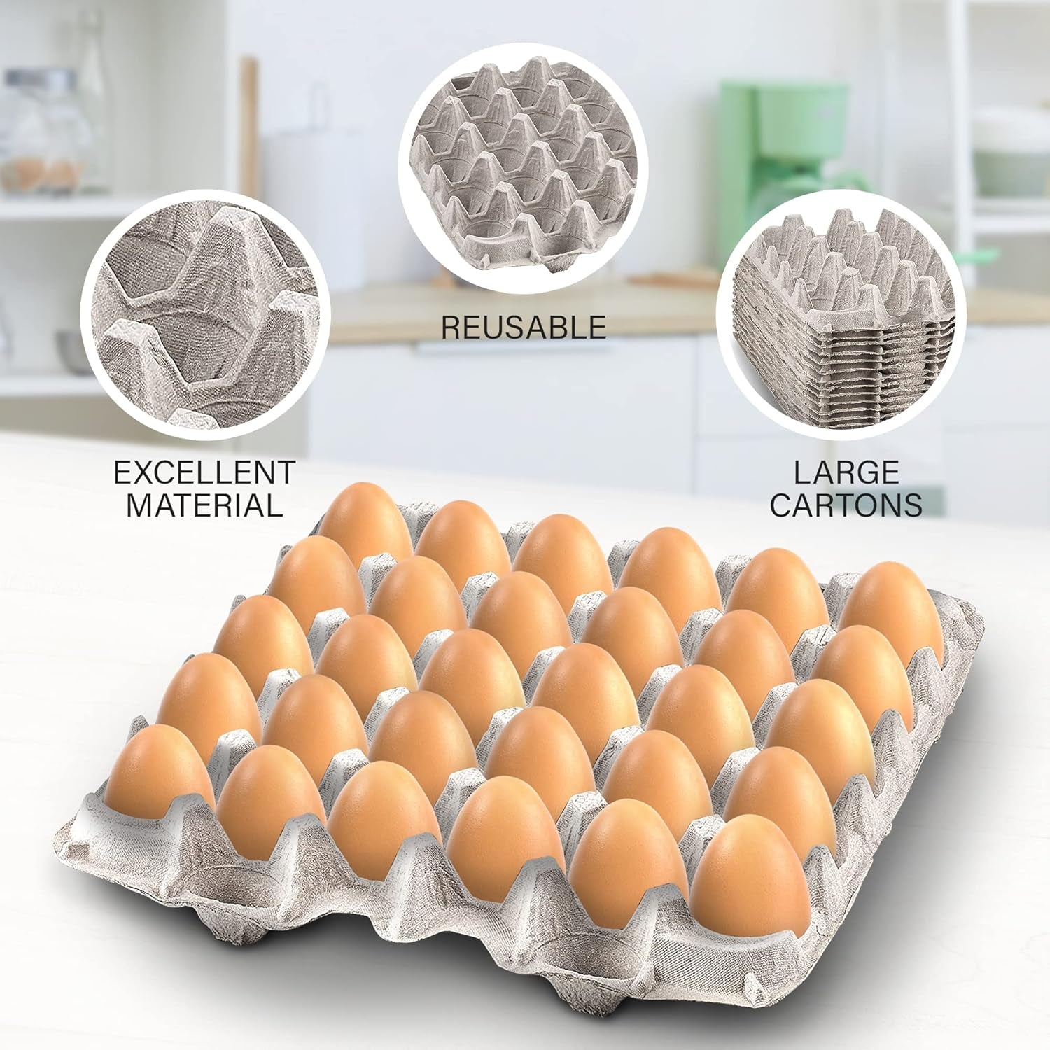 biodegradable-pulp-fiber-egg-flats-15-pieces-for-storing-up-to-30-large-or-small-eggs-egg-crates-that-make-a-great-home-for-roach-colony-by