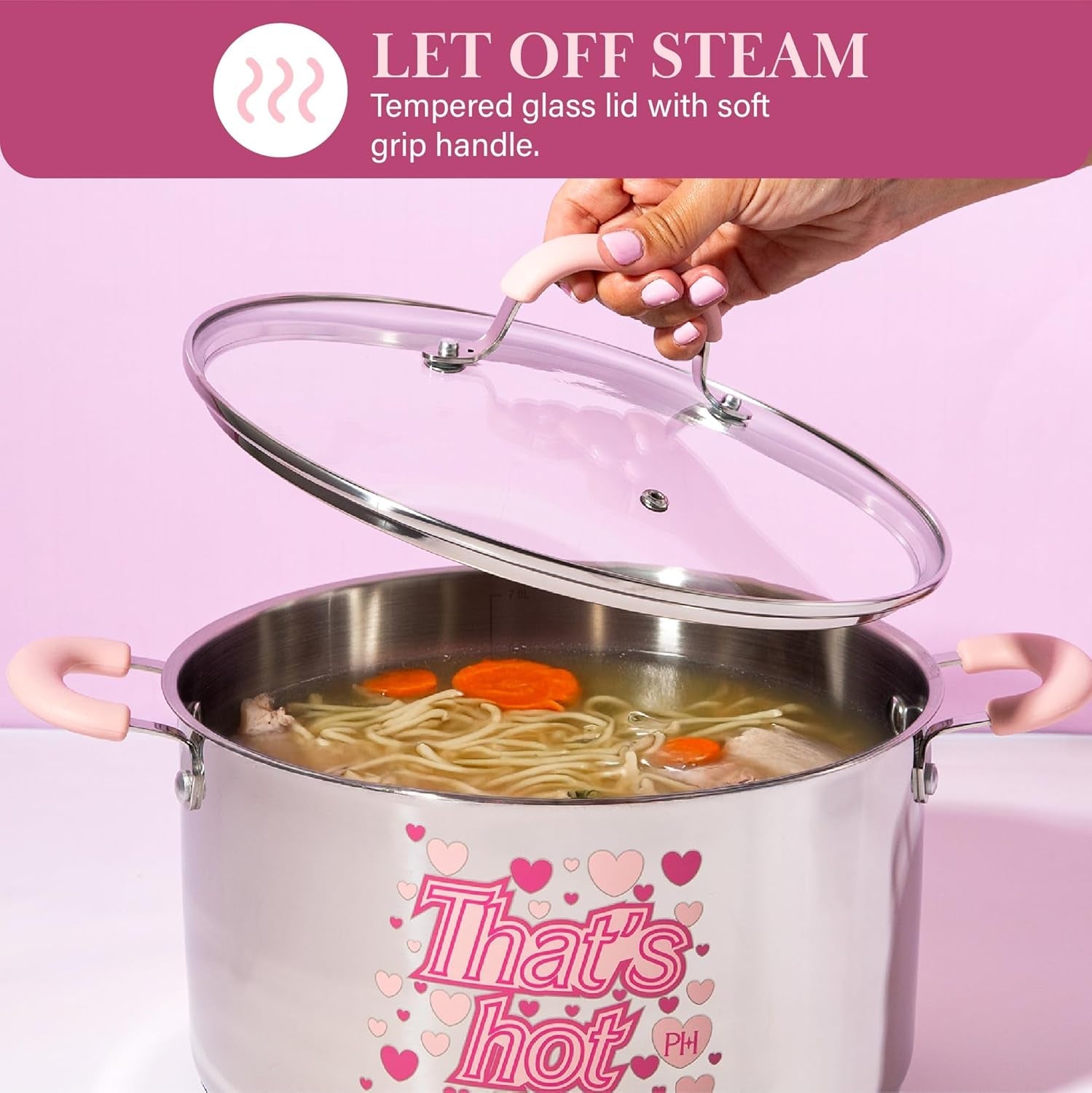 stainless-steel-stock-pot-with-iconic-color-changing-thats-hot-heat-indicator-decal-features-soft-grip-handles-and-measure-marks-8-quart-pink