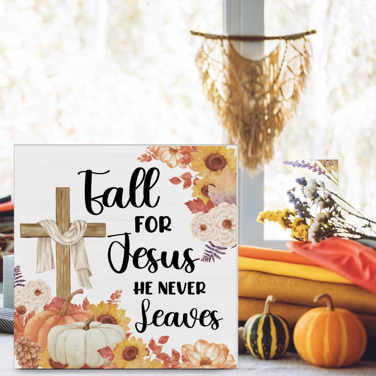 fall-decor-religious-cross-pumpkins-decorations-fall-for-jesus-he-never-leaves-wooden-sign-rustic-home-decor-5-x-5-inches