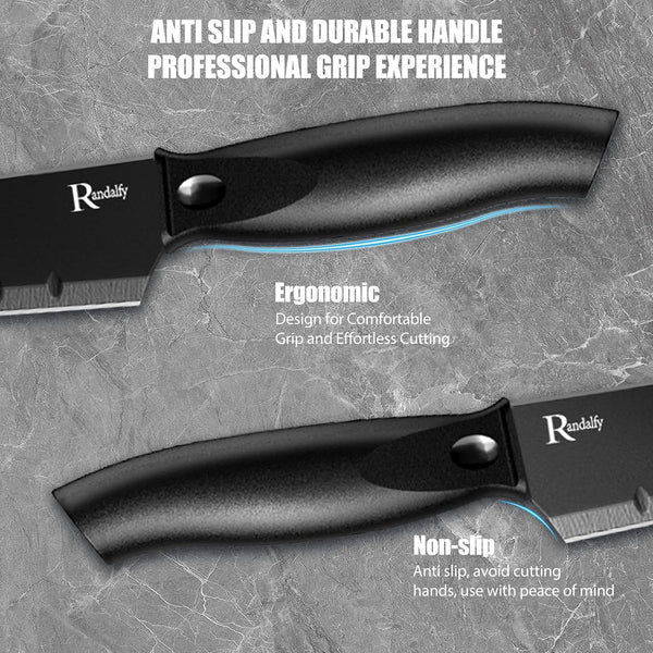 Kitchen Knife Set, 3 Pieces Chef Knives, for Meat/Vegetables/Fruits, Chopping/Slicing/Dicing/Cutting7