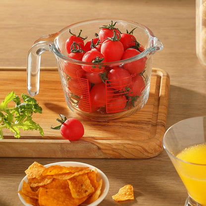 Glass Measuring Cup for Baking and Cooking, Apartment Kitchen Tools (16 Oz)4