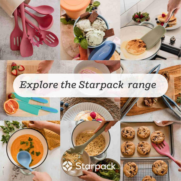 Starpack Get a Grip Silicone Kitchen Tongs (2-Pack, 9" + 12") - LFGB Non Toxic, 600°F Heat Resistant, Bpa-Free - Heavy-Duty Stainless Steel, Locking - Dishwasher Safe for Nonstick Cookware8