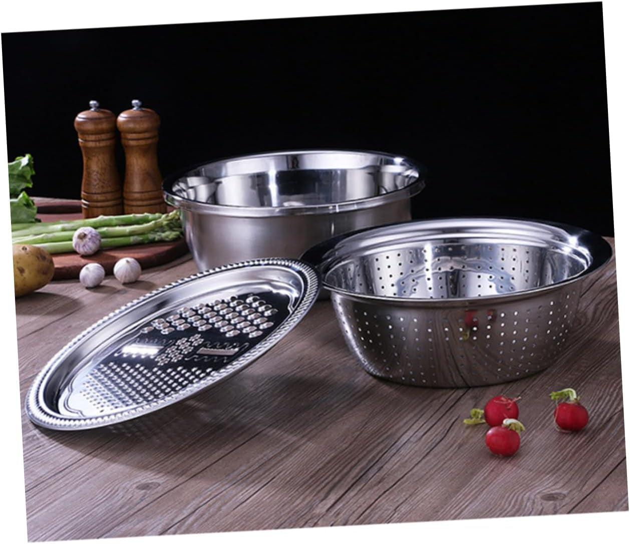 3pcs-stainless-steel-vegetable-slicer-peeler-set-grater-basin-slicing-patterns-easy-to-clean