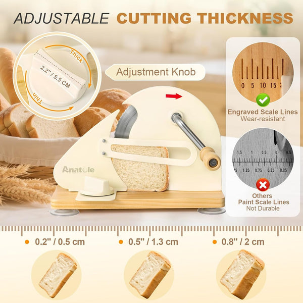 Foldable Manual Bread Slicer Cutter for Homemade Sourdough Bread3