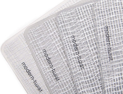 14 X 16 Rectangular Silicone Placemat, Linen Print in Silver, 1 Count6